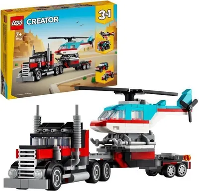 Obrázek produktu pro LEGO Creator 3v1 Odtahový vůz s vrtulníkem, nákladním autem a letadlem