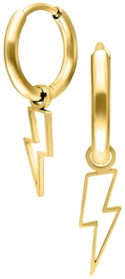 Produktbild von Wildcat Ohrringe - Mini Flash Hoops Pair - Gold - Chirurgenstahl 316L - wasserfest, langlebig, hautverträglich, Gold