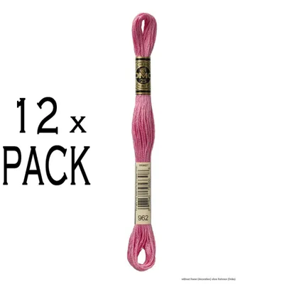 Immagine prodotto di 12x Filo da ricamo DMC Mouline Special 117MC -962, 6 veli, 8m, PU