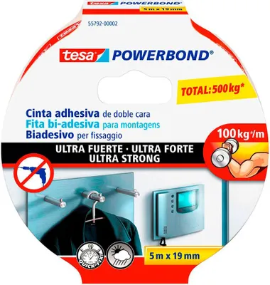 Image de Ruban Montage Extra Fort Tesa Fixation Permanente, Sans Perçage - Tesa