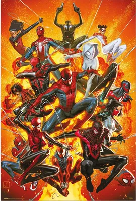 Produktbild von Spider-Man - Spider Geddon jump - Film Poster - Größe 61x91,5 cm