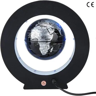 Produktbild von Magnetische Weltkugel 3 Zoll schwarz Büro Dekoration