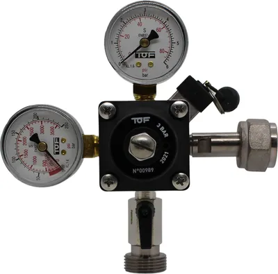 Produktbild von Druckminderer, Druckregler, Druckreduzierventil - CO2 für Bier Zapfanlage 3 bar, 1-leitig