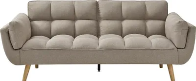 Produktbild von Schlafsofa Klappsofa 3-Sitzer - Stoff - Beige - LOELINE