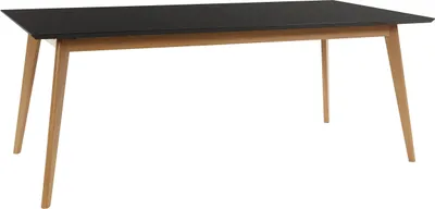 Produktbild von Esstisch 200 cm in Schwarz / Eiche