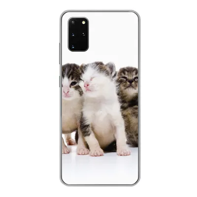 Produktbild von MuchoWow® Handyhülle Schutzhülle Hülle für Samsung Galaxy S20 Plus Katze - Haustiere - Fell - Porträt Silikon Softcase Handy Hülle - Hartschale