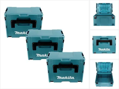 Produktbild von Makita MAKPAC Systemkoffer Gr. 3 im 3er-Set