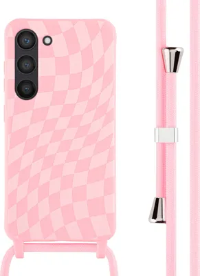Produktbild von imoshion SilikonHülle design mit Band Samsung Galaxy S23 - Retro Pink