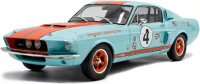 Immagine prodotto di Solido Modellauto Maßstab 1:18 Ford Shelby GT500 Gulf Racing Tribute 1967 S1802911