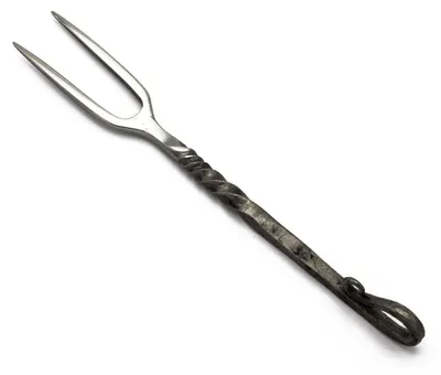 Produktbild von geschmiedete mittelalterliche Gabel aus Edelstahl