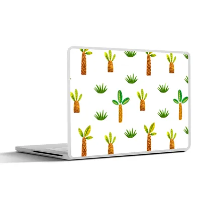 Produktbild von MuchoWow® Laptop Aufkleber Sticker Cover Dschungel - Gras - Baum 25x18 cm - Laptop-Deko