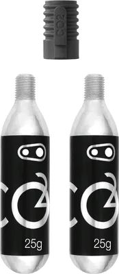 Produktbild von Crankbrothers CO2 Ersatzkartuschen, Silber, 25 g, 2 Stück