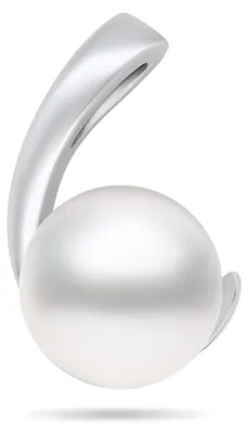 Zdjęcie produktu dla Elegancki srebrny wisiorek z prawdziwą perłą PT109W
