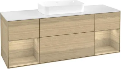 Produktbild von Villeroy & Boch F741PCPC Waschbeckenunterschrank Finion F74