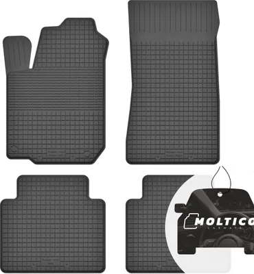 Produktbild von Gummimatten mit Rand Auto Fußmatten Gummi Automatten Passgenau 4-teilig Set - passend für Hyundai Terracan 2001-2007