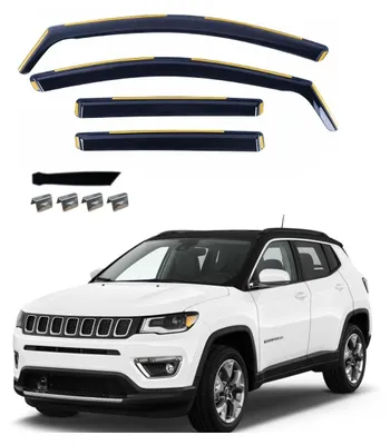 Obrázok produktu pre Sada 4 deflektorov pre Jeep Compass II (MP) 2018 a novšie modely