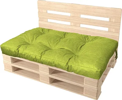 Obrázok produktu pre Pillows24 - Vankúš z paliet odolný voči vode a UV žiareniu - Vankúš na sedenie | Vankúš na europalety 120x80 - Nábytok z paliet - Vonkajší/vnútorný, Lemon