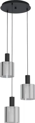 Immagine prodotto di Lampadario Eglo 98754 GOROSIBA E27 3x40 W nero/cromo