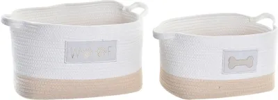 Image de Set de paniers DKD Home Decor 43 x 30 x 23 cm