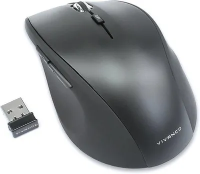 Zdjęcie produktu dla Bezprzewodowa mysz o ergonomicznym designie i regulowaną rozdzielczością DPI