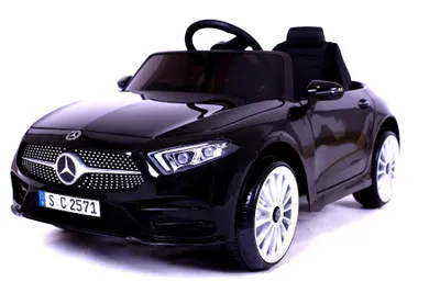 Produktbild von Kinder Elektroauto "Mercedes CLS350" - lizenziert - 12V, 2 Motoren- 2,4Ghz Fernsteuerung, MP3, Ledersitz+EVA-Schwarz