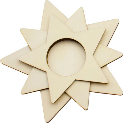 Produktbild von EDUPLAY 210304 Teelichthalter 3-Fach-Stern