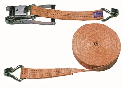 Produktbild von Kerbl Ratschenzurrgurt 2-teilig, orange, 50mm / 6m 4000 kg