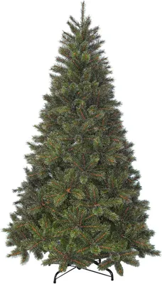 Produktbild von artplants.de Kunst Tanne Glendale Speed, gefroren, 210 cm, Ø 125 cm - Künstlicher Christbaum