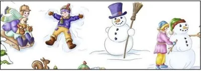 Produktbild von Transparentpapier 115 g/qm A4 VE=25 Blatt Winterwonderland Schneemann