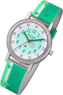 Produktbild von Regent BA 382 Kinder-Armbanduhr, Edelstahl-Gehäuse