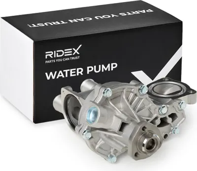 Produktbild von RIDEX 1260W0003 Kühlmittelpumpe Wasserpumpe für AUDI A6 Avant (4F5, C6) A4 Avant (8ED, B7) für VW Transporter IV Bus Passat Variant (365) für BMW
