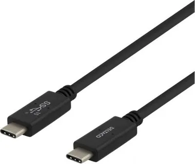 Immagine prodotto di Cavo USB-C 100W USB-C Maschio - USB-C Maschio 0,5 m Nero