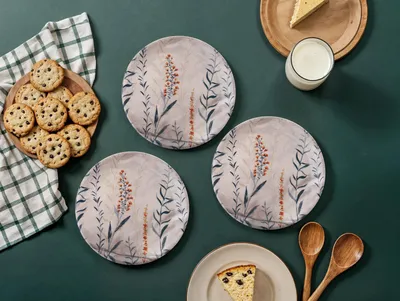 Produktbild von Hermia Concept, Hochwertiges Dessertteller-Set (6 Stück) aus 100% Keramik | 19,3 cm