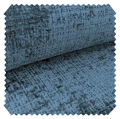 Produktbild von novely® CRETA Chenille-Stoff Polsterstoff Möbelstoff Bezugsstoff | Meterware | 1 lfm - Farbe: 77 Blau