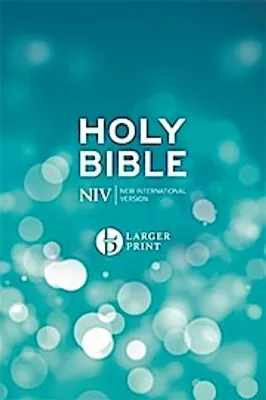 Produktbild von NIV Larger Print Blue Hardback Bible