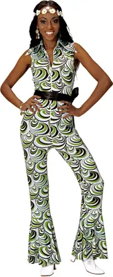 Produktbild von Jumpsuit Groovy 70s Retro Waves L