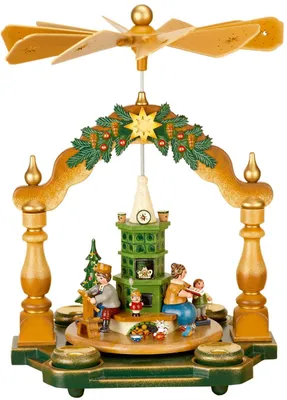 Produktbild von 1-stöckige Pyramide Großmutters Weihnachtsstube 35x25cm von Hubrig Volkskunst