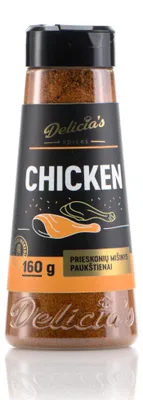 Produktbild von Delicia's Geflügel Gewürzmischung for CHICKEN Geflügelgewürz 160 g