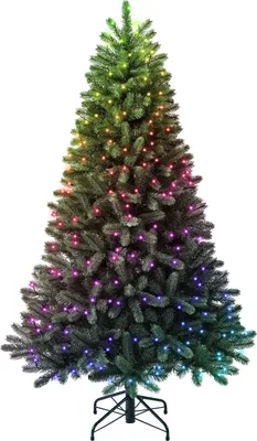 Zdjęcie produktu dla Twinkly Pre-lit Tree -1.80m Regal Tree, 435 RGB LED, Green wire, Plug Type C