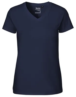 Immagine prodotto di Neutral - Maglietta da donna, scollo a V LT2800 (M) (blu navy)
