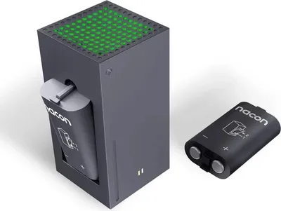 Obrázek produktu pro NACON XBXBATTERYBOX, Xbox Series S, Xbox Series X, Sada pro nabíjení baterií, Černá, USB, Kabel, 1 m
