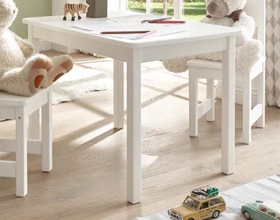 Produktbild von Felix Kindertisch 1 Kiefer massiv Weiß