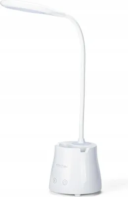 Zdjęcie produktu dla WIELOFUNKCYJNA AKUMULATOROWA LAMPKA BIURKOWA LED MT043 biały moc do 2,7 W
