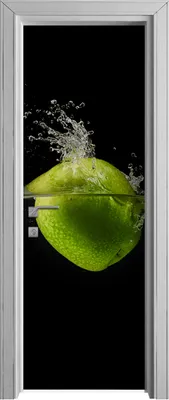 Produktbild von Tür Selbstklebende 70x210 cm Türfolie Türtapete Klebefolie - Spritz Farbige Früchte
