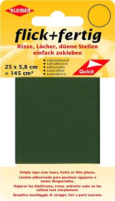 Produktbild von KLEIBER Reparatur-Set Flick + Fertig oliv selbstklebend