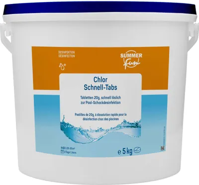 Produktbild von Summer Fun Chlor Schnell-Tabs 20 g - 5 kg