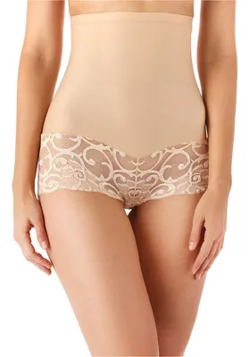Produktbild von Bellivalini Damen Slip Miederslip figurformend Bauch Weg Effekt Shapewear BLV50-103 (Beige, S )