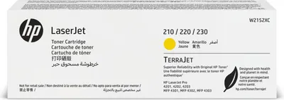 Zdjęcie produktu dla HP W2152XC Żółty oryginalny toner kontraktowy LaserJet