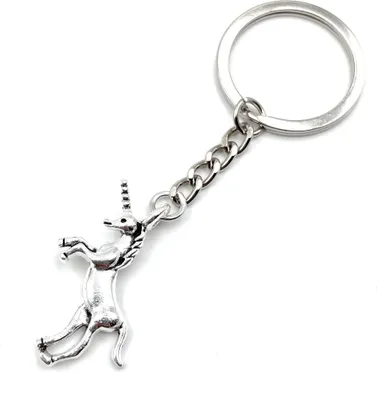 Immagine prodotto di Onwomania Portachiavi in metallo con portafortuna e scatola in alluminio, ideale come regalo