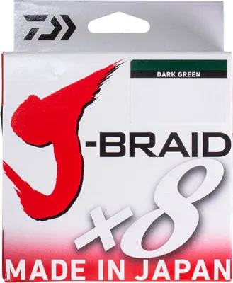 Immagine prodotto di Daiwa J-Braid 8, filo intrecciato, 150 metri, verde, diametro 0.350 mm, colore verde